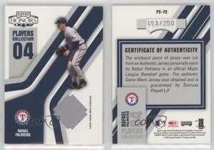 2004 Playoff Honors Players Collection Blue Jerseys /250 Rafael Palmeiro #PC-72