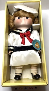 Dolly Dingle Series Ltd. Ed. Porzellan Musikalische Sammlerpuppe m. Etikett 1906 / 5000 - Bild 1 von 7