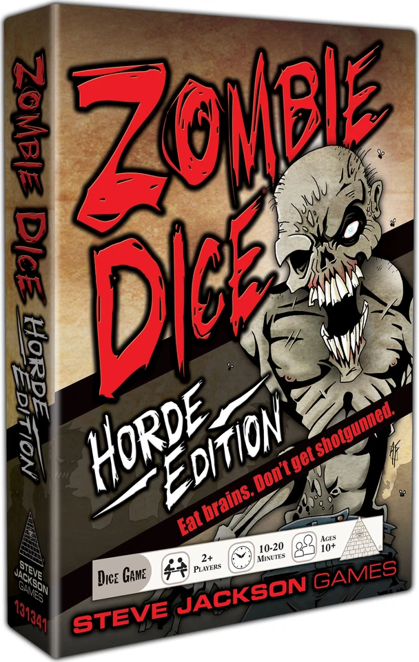Zombie Dice Horde Edition Steve Jackson Games 091037863430