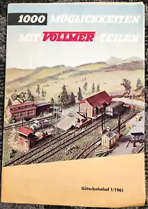 Vollmer Modellzug Eisenbahn Güterdepot 1961 Anleitung deutsch - Bild 1 von 4