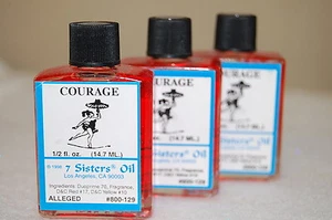 Courage Magickal Oil (1) 4DRMs 7 Sisters Of New Orleans, Witch Shop, Wicca - Picture 1 of 3