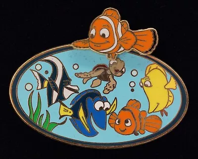 Prendedor Disney 2007 coleccionable - Marlín y Nemo, Día del Padre ~ LE 250 ~ hallazgo raro Foto 1 de 4