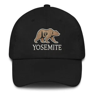Sombrero bordado Yosemite vida silvestre oso papá estilo aventura listo naturaleza - Imagen 1 de 21