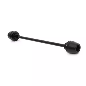 Black Fork Slider Crash Protection For Kawasaki ZX-6R 05 06 07 08 09 10 11 12 - Foto 1 di 5