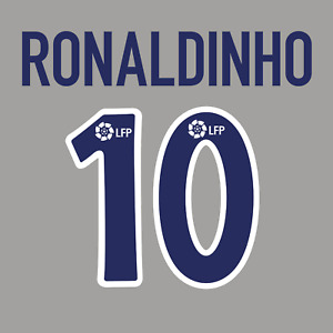 Barcelona Set 2002-04 Name Set Away Shirt ANY NAME/NUMBER M L Ronaldinho