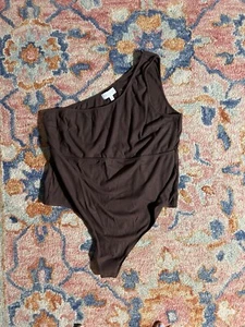 Lost + Wander Brown Bodysuit Thong NWT  Plus Size 2X - Picture 1 of 6