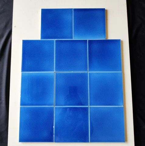 1940s Blue Color Architecture Tile Unused Richard England Tile Set of 11 CT45 Cover