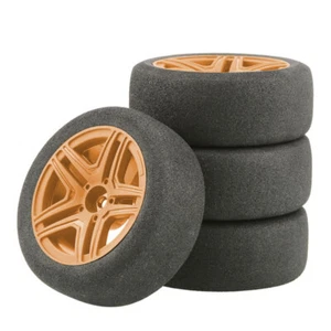 1/10 Onroad Rc Car Wheels Foam Racing Tires For Tamiya tt01 tt02 HSP HPI MST D5 - Picture 1 of 12