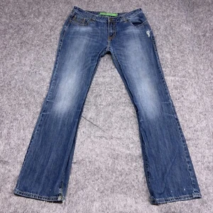 Rock Roll Jeans Mens 35x35 Blue Pistol Straight Leg Regular Fit Western Denim * - Picture 1 of 24