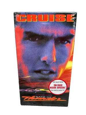 Days of Thunder VHS 1990 Paramount Original Release Tom Cruise Factory Sealed  - Image 1 of 4