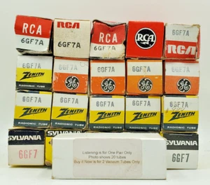 6GF7 2 Tubes New (New Old Stock) Test New 1 Year Warranty - Picture 1 of 5