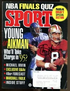 Steve Young Signed 1995 Sport Magazine Autographed 49ers PSA/DNA AF78247