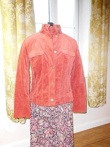 PRINCIPLES  size 12 Velvety- boho  Style (TERRACOTTA ORANGE) warm fitted Jacket - Picture 1 of 12