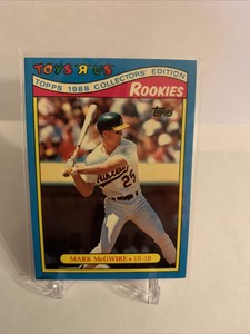 Mark McGwire 1988 Topps Toys R Us Rookies #19 RC - Oakland A's
