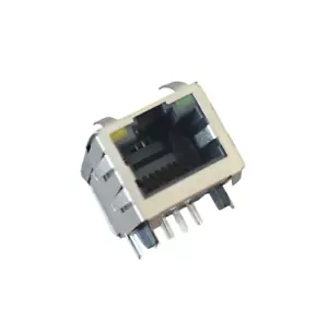 1 Pz PulseJack Connettore Ethernet RJ45 Foro Passante 10/100 Base-TX Angolo Retto - Foto 1 di 1