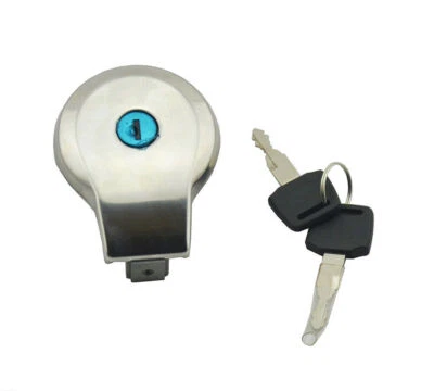 Motorcycle Fuel Gas Tank Cap Lock With 2 Keys for Yamaha Virago XV400 (ALL YEAR) Foto 1 de 4