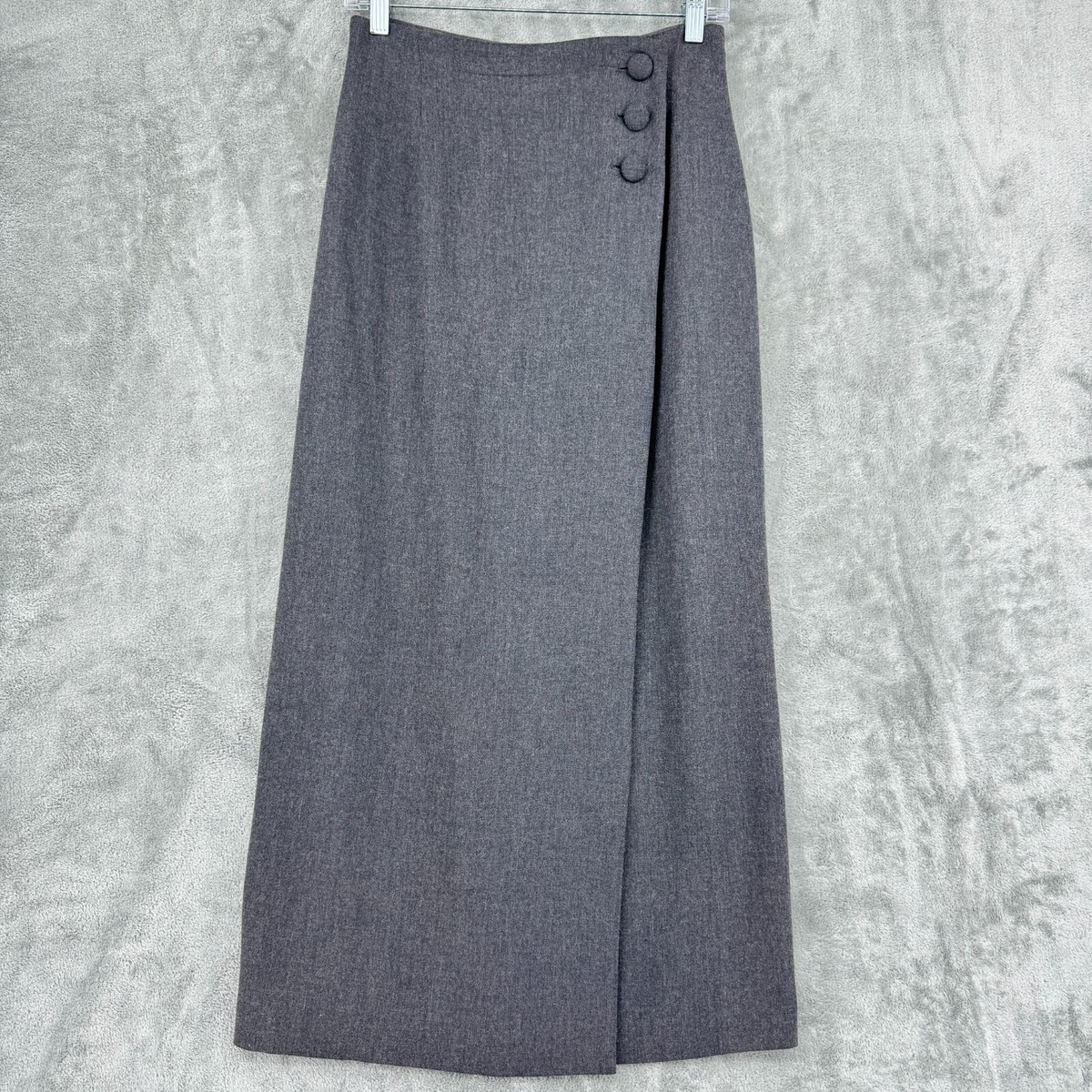 wrap skirt charcoal gray/ans dotsloevner