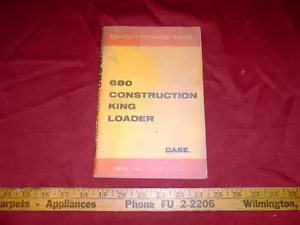 Case 680 Construction King Baggerlader Bedienungsanleitung 9-1943 - Bild 1 von 4