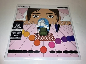 Surfing "Emotion" Newbury Comics Exclusive White & Sky Blue Mix Vinyl LP - New - Picture 1 of 4