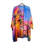 Dilemma Dhun Shroff 100% Silk Art To Wear Kimono OS 