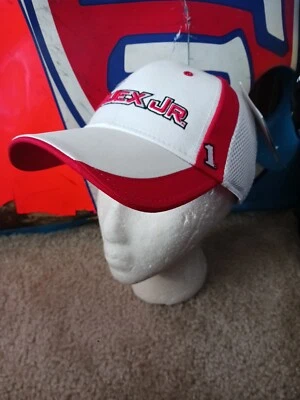 Dale Earnhardt Inc #1 Martin Truex Jr. White Hat Cap NASCAR DEI New With Tag - Image 1 of 4