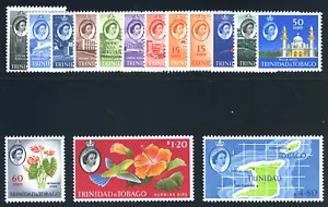 Trinidad & Tobago 1960 QEII set complete superb MNH. SG 284-297. Sc 89-102. - Picture 1 of 1