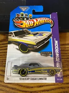 2013 Hot Wheels Walmart #1 Zamac #243 HW Showroom '69 MERCURY COUGAR ELIMINATOR - Picture 1 of 2