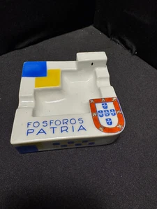 FOSFOROS PATRIA - Cenicero antiguo de Portugal - 10 x 10 x 4 cm - P hacia 1930 - Imagen 1 de 2