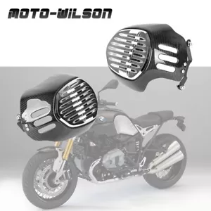 Carbon Fiber Cylinder Head Guards Protector Cover For BMW R NINE T R9T 2014-2017 - Bild 1 von 12