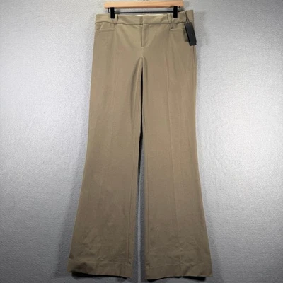 Pantalones Banana Republic Sloan Fit Acampanados Caqui Talla 10 Oficina Tiro Bajo Clásicos Foto 1 de 4