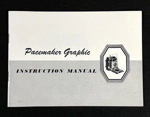 GRAFLEX Pacemaker Graphic Camera 12 pages Instructions Manual Original Vintage - Picture 1 of 8