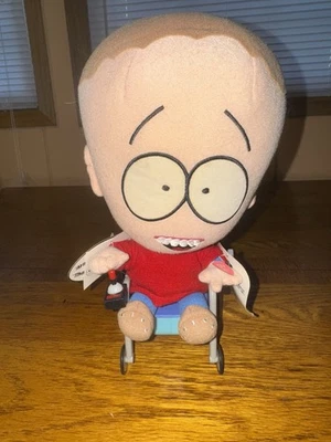 Juguete de peluche South Park Timmy con silla de ruedas original nuevo con etiquetas (hablando leer descripción) Foto 1 de 4