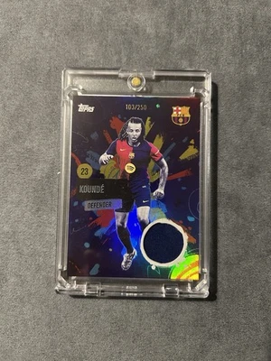 2024-25 Topps Team Set FC Barcelona Jules Kounde Patch Player Worn - Image 1 of 3