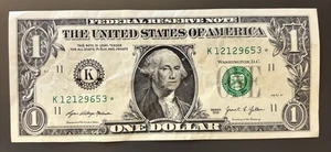 2021 1 $ Star Note K12129653 Dallas (K11) Series - Bild 1 von 2
