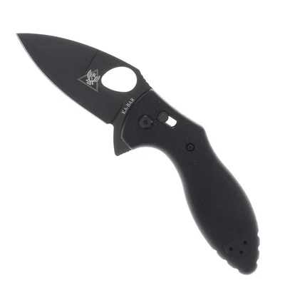 KA-BAR TDI Carpeta Aleta Barra Transversal Bloqueo Negro 3 pulgadas Hoja Lisa KA2490 Foto 1 de 3