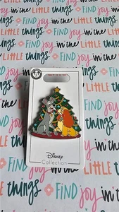 Disney Lady and the Tramp - Holiday Christmas Tree & Candy Cane Pin 145348 - Picture 1 of 1