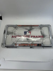 San Francisco Giants Chrome Metal License Plate Frame Rico Industries NIP New - Picture 1 of 5