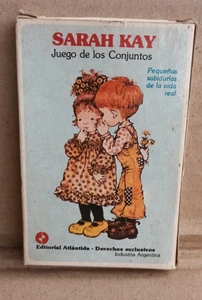 Vintage 80er SARAH KEY Komplettsatz Spielkarten mit Box ARGENTINIEN - Bild 1 von 20