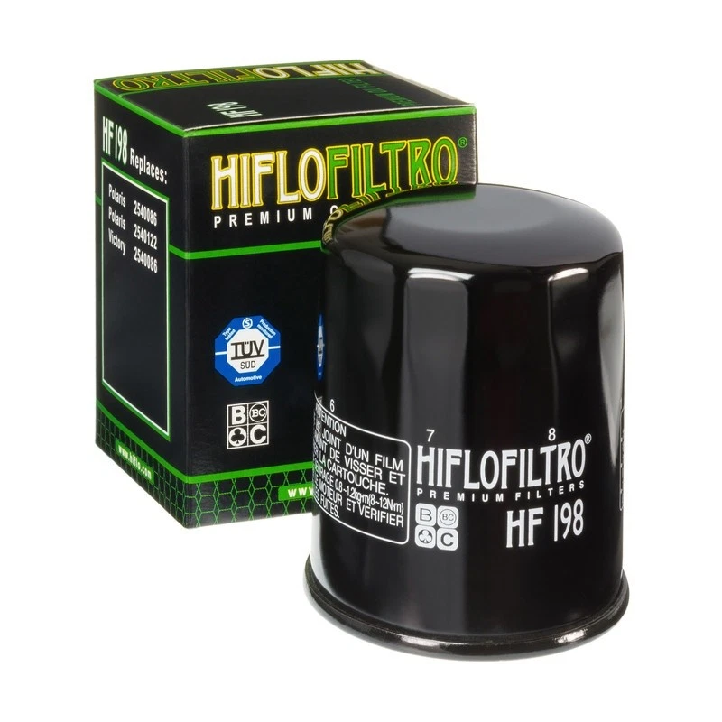 Oil Filter HF 198 for Indian FTR, Victory Hammer Vegas Kingpin Vision Magnum Judge - Image 1 of 1