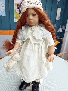 Annette Himstedt Künstlerpuppe "Tinka" - mit Zertifikat in OVP von 1997 - Bild 1 von 3