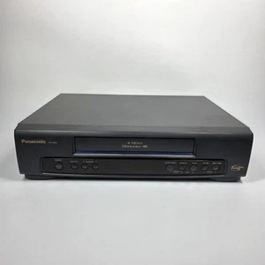Panasonic PV-7401 VCR Plus Lettore VHS Omnivision 4 testine senza telecomando testato - Foto 1 di 9