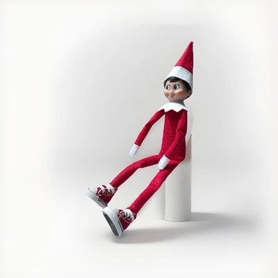 Zapatillas altas inspiradas en Converse para muñeca Elf Prop Fashion - Amarillas Foto 1 de 3