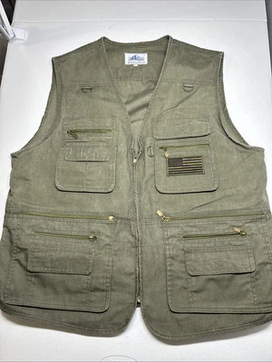 Blue Stone Safety Products Men’s 2XL Concealed Carry Vest Green Pockets,See desc - Image 1 of 4