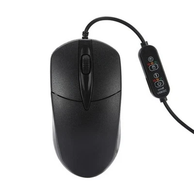 1600DPI Heating Hands Mouse Ergonomic Optical Wired Mice for Warmer for Palm&Fin - Image 1 of 4