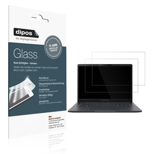 2x Schutzfolie für Asus ExpertBook B3 B3405 - Anti-Shock 9H Folie dipos Glass - Afbeelding 1 van 7