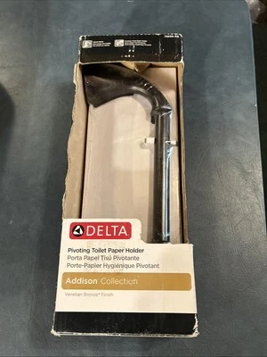 Delta 79250-RB Addison Pivoting Toilet Paper Holder Venetian Bronze NEW - Image 1 of 4