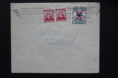1937? SCW GUERRA CIVIL ESPAÑOLA CUBIERTA CENSURADA PRO PARO MALLORCA A SUIZA Foto 1 de 2