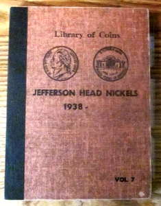 US JEFFERSON 5 CENT NICKEL COMPLETE COIN SET (1938 TO 1965) Library of Coins - Picture 1 of 5