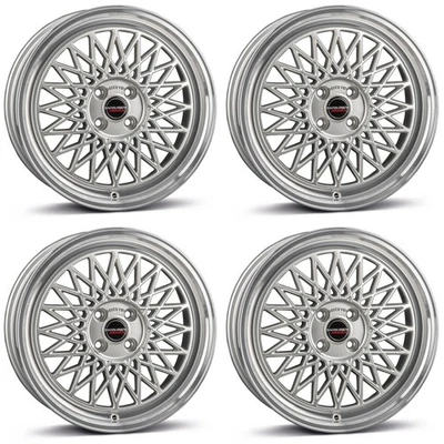 4 Borbet Wheels B 7.0x17 ET25 4x100 SIL for BMW 3 - Image 1 of 4