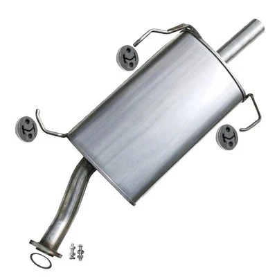 Silenciador de acero inoxidable con perchas + pernos se adapta a: 95-99 Máxima 96-1999 i30 3,0 L Foto 1 de 4